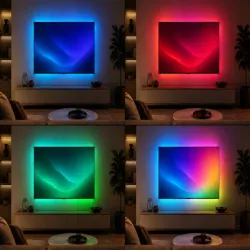 Taśma neon led 5m rgb bluetooth aplikacja pilot elastyczna kolorowa ledy-5907451391990