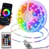 Taśma led RGB-IC 5m USB pilot aplikacja music sync dekoracyjna pasek-5907451391976