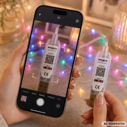 Taśma led rgb 5m usb 5v pilot aplikacja music sync dekoracyjna pasek-5907451391976