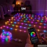 Taśma led RGB-IC 5m USB pilot aplikacja music sync dekoracyjna pasek-5907451391976