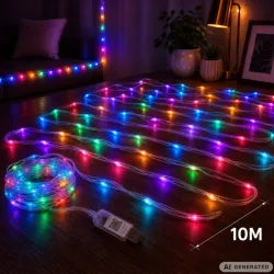 Taśma led rgb 10m usb 5v pilot aplikacja music sync dekoracyjna pasek-5907451391983