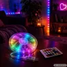 Taśma led rgb 10m usb 5v pilot aplikacja music sync dekoracyjna pasek-5907451391983
