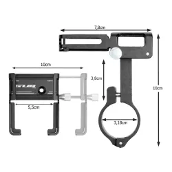 Uchwyt rowerowy na telefon kierownicę aluminiowy regulowany motor-5907451380031
