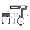 Uchwyt rowerowy na telefon kierownicę aluminiowy regulowany motor-5907451380031