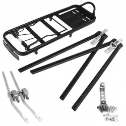 Bagażnik rowerowy tylny do roweru na zakupy aluminium 35kg uniwersalny-5907451380024