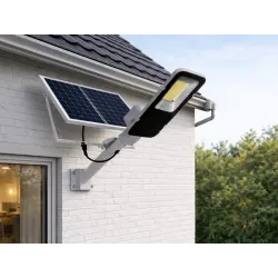 Lampa solarna 1600w z czujnikiem zmierzchu zewnętrzna uliczna pilot-5907451379561