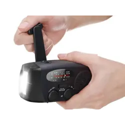 Radio latarka akumulatorowe solarne dynamo na korbkę powerbank usb-5907451380437