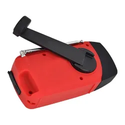 Radio latarka akumulatorowe solarne dynamo na korbkę powerbank usb-5907451380444