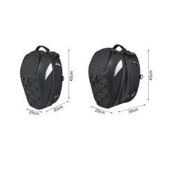 Plecak na motor 2w1 motocyklowy kask wodoodporny torba sakwa siedzenie-5907451353066