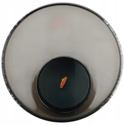 Lustrzana świeca LED 15x7cm żywy płomień w osłonie z efektem 3D 3xAAA-5903288397167