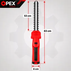 Nożyce do żywopłotu akumulatorowe do przycinania krzewów 51 cm 2xACU-5907451391839