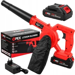 Dmuchawa akumulatorowa do liści śniegu grilla ogrodowa 150w worek 21v-5907451391778