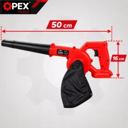 Dmuchawa akumulatorowa do liści śniegu grilla ogrodowa 150w worek 21v-5907451391778