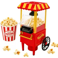 Maszyna maszynka urządzenie do popcornu retro 1200w beztłuszczowa-5907451389867