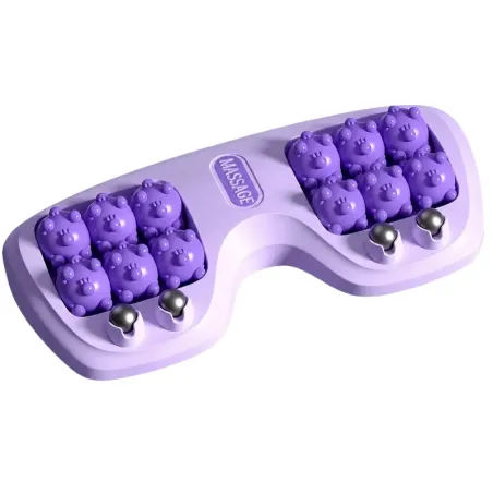 Masażer do stóp roller masujący metalowe kulki akupresura relaks do masażu-5907451390306