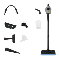 Myjka parowa czyścik mop parowy 1500w 3 bary z akcesoriami do okien fug-5907451381144