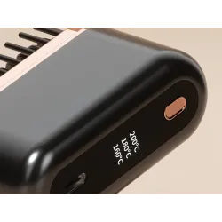Szczotka prostująca włosy prostownica usb do włosów regulacja temperatury-5907451390450