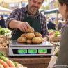 Waga elektroniczna kalkulacyjna sklepowa lcd 40kg 2g akumulatorowa dokładna-5907451392508