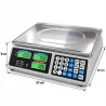 Waga elektroniczna kalkulacyjna sklepowa lcd 40kg 2g akumulatorowa dokładna-5907451392508