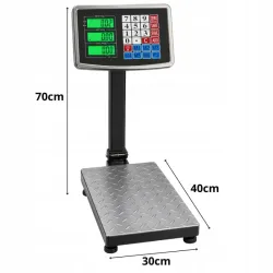 Waga platformowa elektroniczna sklepowa magazynowa towarowa tara 200kg-5907451392515