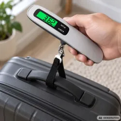 Waga bagażowa podróżna elektroniczna turystyczna lotnicza ręczna lcd 50kg-5907451392461