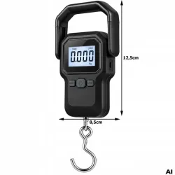 Waga cyfrowa bagażowa wędkarska turystyczna lcd 50kg 10g z miarką 160cm-5907451392454