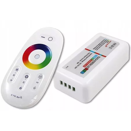 Sterownik kontroler z Touch Padem LED RGB 12/24V + Pilot RF 2,4GHz-5903002039458