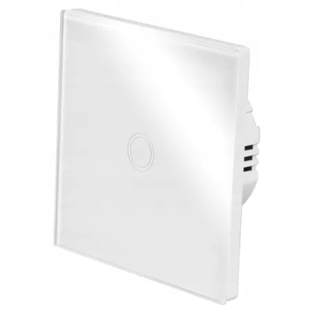 Włącznik schodowy szklany dotykowy RF Smart House czarny lub biały-5903002033371