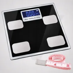 Waga łazienkowa elektroniczna analityczna bluetooth 180kg smart aplikacja-5907451392355