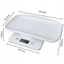 Waga elektroniczna lcd dla zwierząt kota psa królika dokładna 10kg 1g-5907451392331