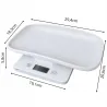 Waga elektroniczna lcd dla zwierząt kota psa królika dokładna 10kg 1g-5907451392331