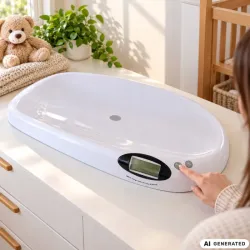 Waga dziecięca elektroniczna dla niemowląt dzieci wyświetlacz lcd do 20 kg-5907451392324