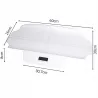 Waga elektroniczna lcd dla niemowląt dzieci z miarką 60 cm do 100 kg-5907451392317