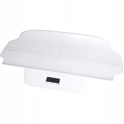 Waga elektroniczna lcd dla niemowląt dzieci z miarką 60 cm do 100 kg-5907451392317