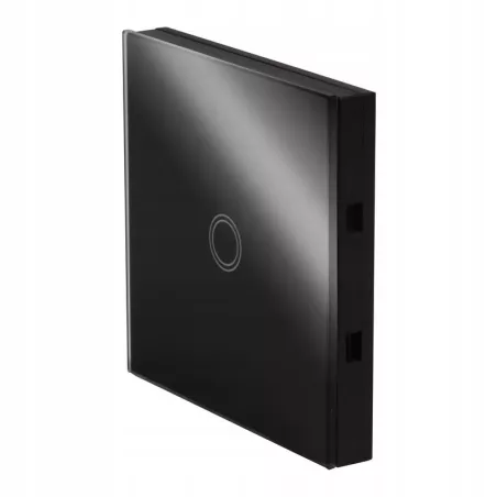 Pilot RF natynkowy włącznika szklanego czarny lub biały na baterie-5903002032756