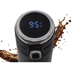 Termos kubek termiczny do kawy z ustnikiem 400ml wyświetlacz temperatury-5907451381533