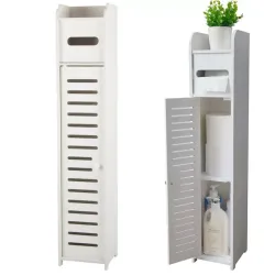 Szafka łazienkowa słupek regał organizer na papier-5907451348819