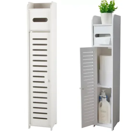 Szafka łazienkowa słupek regał organizer na papier-5907451348819