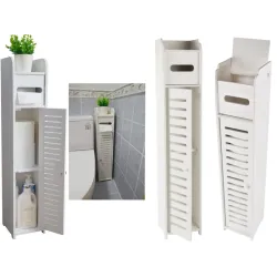 Szafka łazienkowa słupek regał organizer na papier-5907451348819