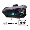 Interkom motocyklowy bluetooth y10 dla motocyklistów asystent głosowy-5907451385630