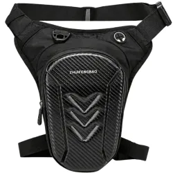 Wodoodporna torba motocyklowa na nogę udo biodro rowerowa carbon saszetka-5907451394281