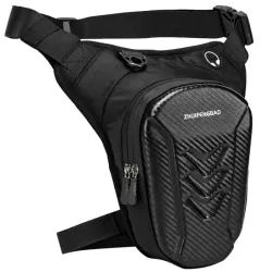 Wodoodporna torba motocyklowa na nogę udo biodro rowerowa carbon saszetka-5907451394281