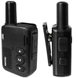 Krótkofalówka mini walkie talkie t-s9 usb-c16 kanałów czarny 1 sztuka-5907451393925
