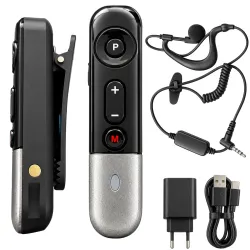 Interkom mini krótkofalówka walkie talkie słuchawka mikrofon klips usb-5907451393918