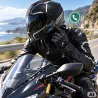 Interkom motocyklowy u10 2x bluetooth do kasku z mikrofonem rgb usb-c-5907451393888