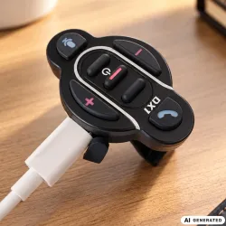Pilot bluetooth bezprzewodowy kontroler do interkomu motocyklowego ipx6-5907451393932