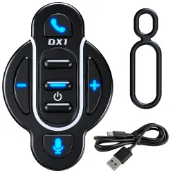 Pilot bluetooth bezprzewodowy kontroler do interkomu motocyklowego ipx6-5907451393932