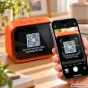 Zegar inteligentny ai ekran dotykowy asystent głosowy bluetooth głośnik led-5907451393659