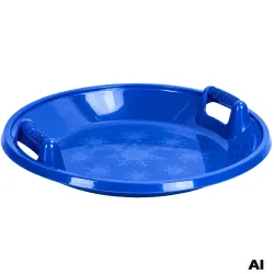 Sanki plastikowe talerz ślizg ślizgacz zjazdowy na śnieg okrągłe duże koło-5907451394021