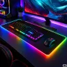 Podkładka gamingowa podświetlana rgb xxl 90x40 pod myszkę klawiaturę-5907451394175